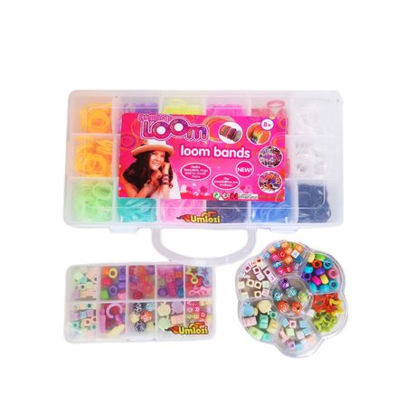 Loom Bands & Beads Activity 1800 pc Set - Jewelry DIY Activity Set Buy Online in Zimbabwe thedailysale.shop