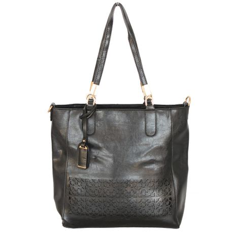 Blackcherry Women's Cut Out Tote - Black