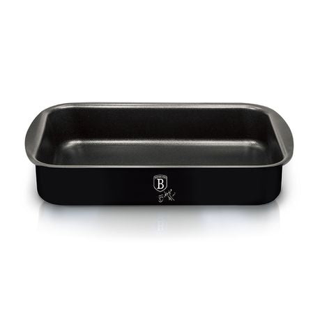 Berlinger Haus 40cm Non-Stick Oblong Roaster Pan - Black Buy Online in Zimbabwe thedailysale.shop