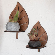 Load image into Gallery viewer, db Creative - Plant Leaf Wall Shelf Set of 2
