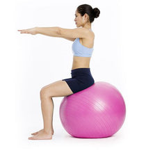 Load image into Gallery viewer, Yoga Ball - Exercise Ball with Pump - Pink
