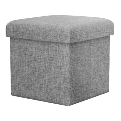 Urban Lifestyle Trend Storage Stool – Large - Grey Buy Online in Zimbabwe thedailysale.shop