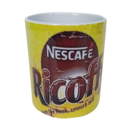 Vintage `Kitchen Tin` Coffee Mug - Ricoffy Mug