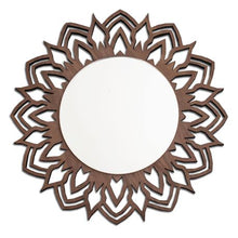 Load image into Gallery viewer, db Creative - Sunburst Mirror (Walnut wall mirror)
