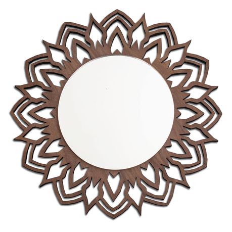 db Creative - Sunburst Mirror (Walnut wall mirror)