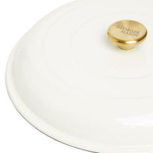 Load image into Gallery viewer, George &amp; Mason - 30cm Round Enamel Cast Iron Casserole - Cream
