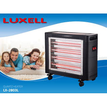 Load image into Gallery viewer, Luxell - 6 Bar Heater - Medium Size - Powerful - 2400W - LX-2803L
