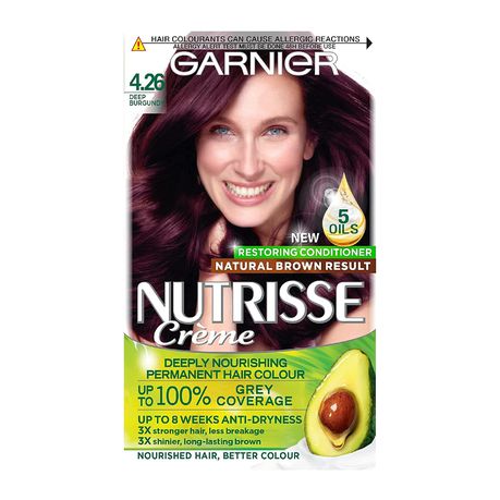 Garnier Nutrisse 4.26 Deep Burgundy Buy Online in Zimbabwe thedailysale.shop