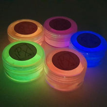 Load image into Gallery viewer, purpleX Glow Pack - Glow in the dark - Florescent Acrylic nail powders
