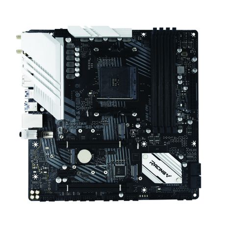 Biostar Gaming AMD B550M-Silver, Sckt AM4 for Ryzen, Micro-ATX Motherboard