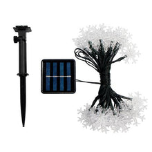 Load image into Gallery viewer, Snow Flake Solar Power LED Strap (SLS-SF-12-100-CW)
