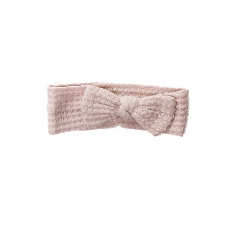 All Heart Beige Headband With Bow