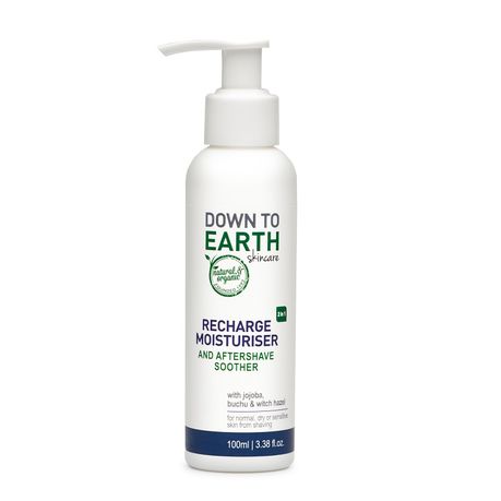 Down to Earth - Recharge Moisturiser & Aftershave Soother 100ml Buy Online in Zimbabwe thedailysale.shop