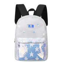 Load image into Gallery viewer, Quest Shining Star Glam Backpack Silver
