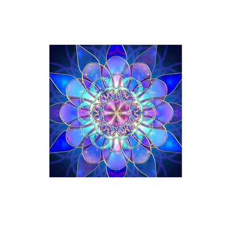 Diamond Painting DIY Kit, Round diamonds, 30x30cm-  Mandalas Buy Online in Zimbabwe thedailysale.shop