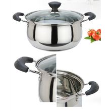 Load image into Gallery viewer, High-Quality Stainless Steel Soup Pot 22cm
