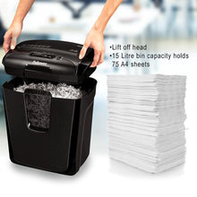 Load image into Gallery viewer, Fellowes Powershred M-8C Cross-Cut Shredder
