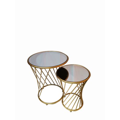 Houston Sphere Style Table Set / Shi8-St4- Gold