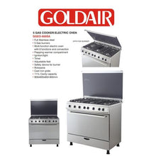 Load image into Gallery viewer, Goldair - 5 Gas Cooker with Electric Oven - 111L
