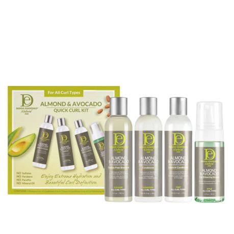 Design Essentials Almond & Avocado Quick Curls Kit