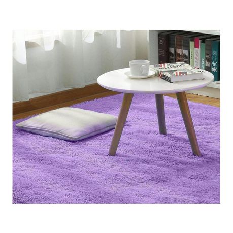 Purple Fluffy Carpet/Rug(200x150)