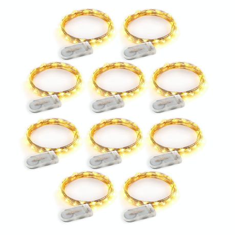 Fairy Lights - LED-Pack of 10 - Warm White -Battery Included Buy Online in Zimbabwe thedailysale.shop