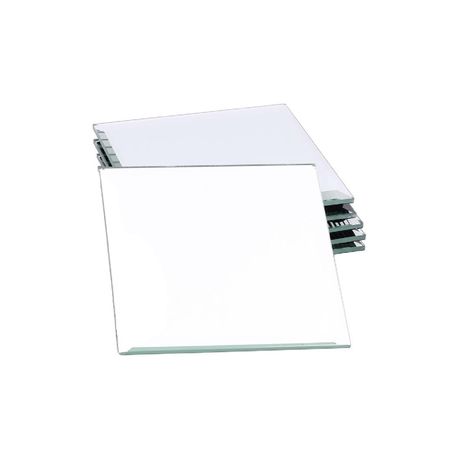 Classic Square Mirror Coasters - Set of 6 Buy Online in Zimbabwe thedailysale.shop