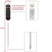 Load image into Gallery viewer, LPS Stainless Steel Digital Cooking Food Liquid Thermometer Tool
