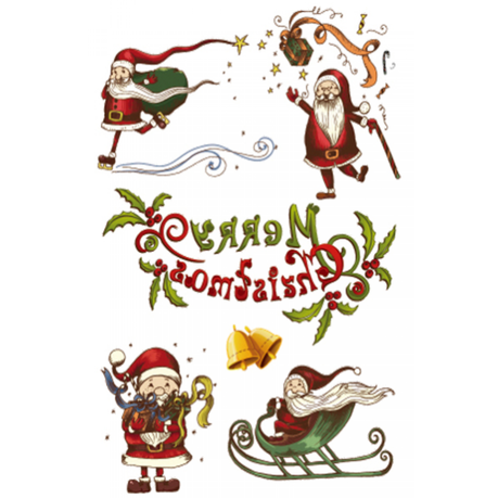 Tattoo Kids - Christmas Santa Clause Buy Online in Zimbabwe thedailysale.shop