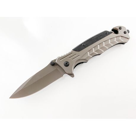 FA46 Titanium finish sharp Blade Tactical Folding Knife Buy Online in Zimbabwe thedailysale.shop