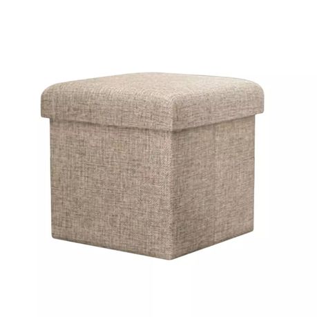 Urban Lifestyle Trend Storage Stool - Medium - Beige Buy Online in Zimbabwe thedailysale.shop