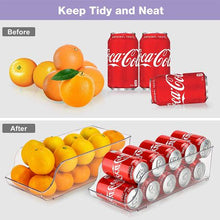 Load image into Gallery viewer, (JD-TX206) Coca Cola Box Storage Organising Fridge Bin Clear Acrylic
