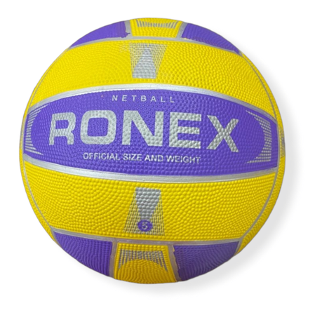 Ronex Netball Size 5 Purple/Yellow Buy Online in Zimbabwe thedailysale.shop