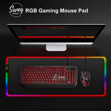 Load image into Gallery viewer, SWEG® LED - Non Slip Extra Large RGB Gaming Desktop Mouse Pad
