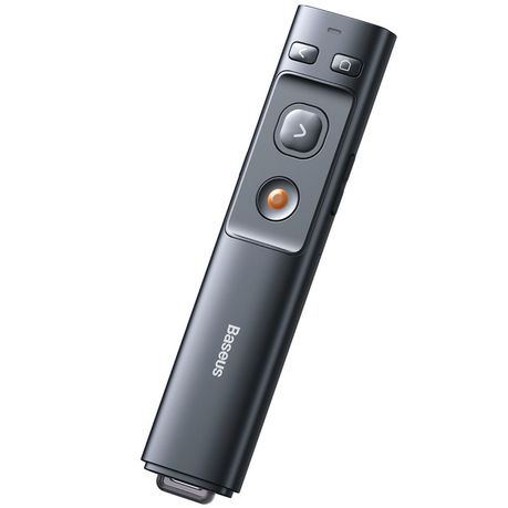 Baseus Orange Dot Series Wireless Presenter (Red Laser) - USB Type-C+TypeA