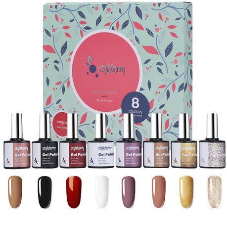 Styleberry Nail Art Gel Polish Set – Leopard Collection Buy Online in Zimbabwe thedailysale.shop