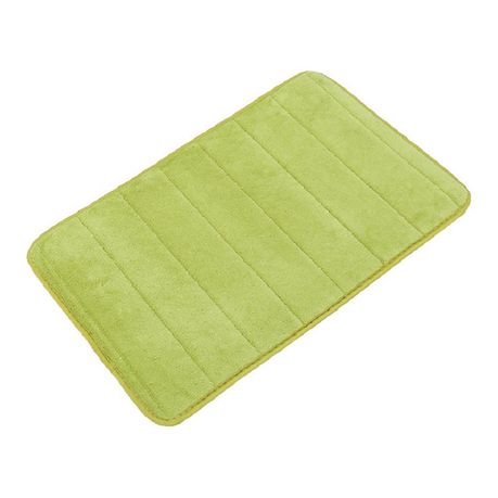 Luxury Memory Foam Bathroom Bath Mat Quick Dry Non Slip Light Green XL