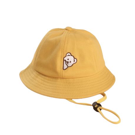 Enelo Baby Cartoon Bear Embroidered Bucket Hat Buy Online in Zimbabwe thedailysale.shop