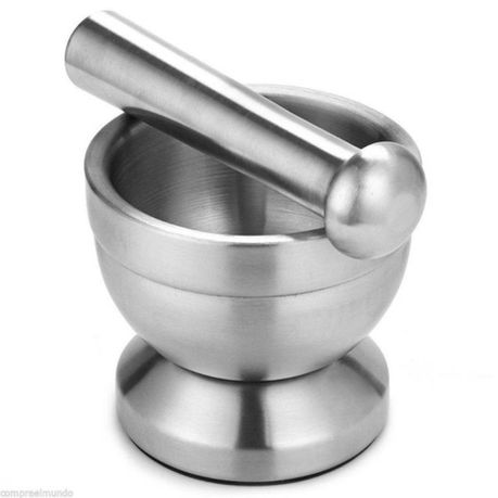 Stainless Steel Metal Spice Mortar With Pestle Buy Online in Zimbabwe thedailysale.shop