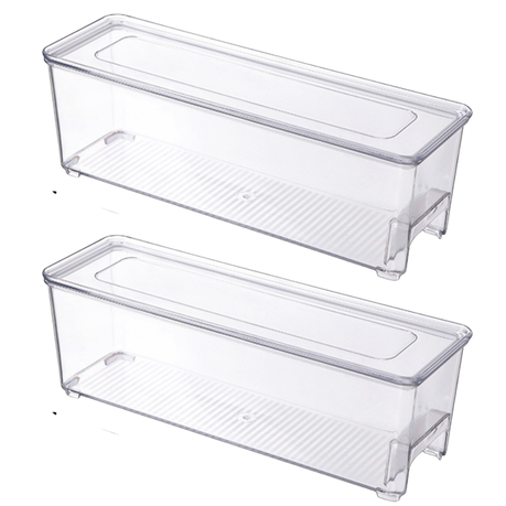 Pack of 2 Multi-Functional Storage Containers with Lids Buy Online in Zimbabwe thedailysale.shop