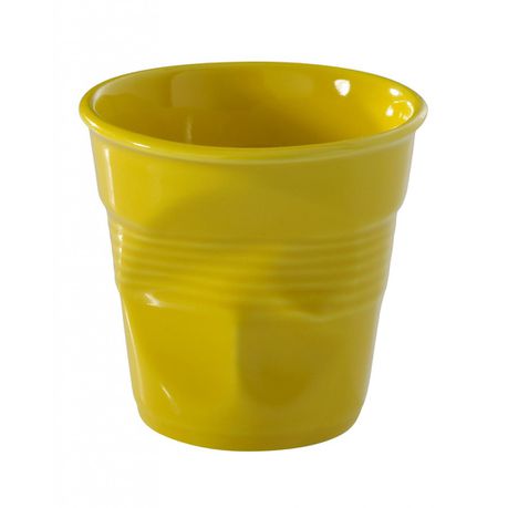 Revol 90ml 6 Pack Espresso Crumple Cup - Seychelles Yellow Buy Online in Zimbabwe thedailysale.shop