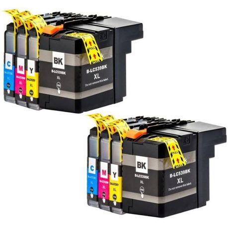 Brother LC539XL / LC535XL / 539 / 535 Twin Multipack - Compatible