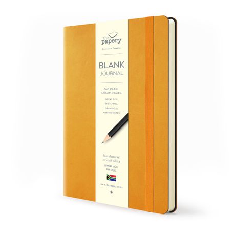 Flexi Softcover A5 Journal Blank Pages - Naartjie Orange Buy Online in Zimbabwe thedailysale.shop