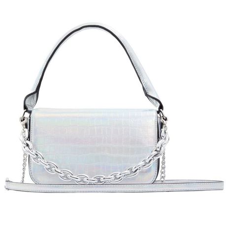 Call It Spring Ladies Inara - Silver Crossbody bag Buy Online in Zimbabwe thedailysale.shop