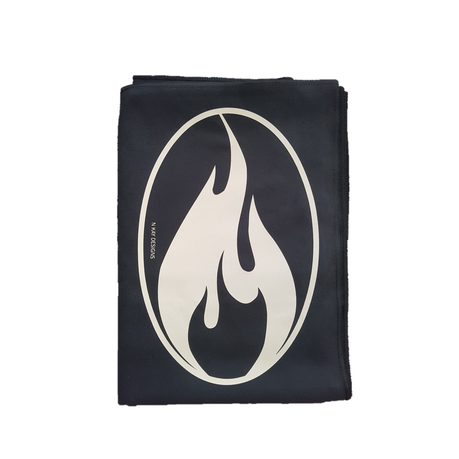 ThatGr8 Braaivleis Flame Black Jumbo Sand Free Suede Microfiber Towel