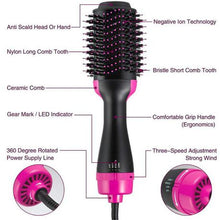 Load image into Gallery viewer, 3 in 1 Hot Airbrush OneStep Hair Dryer Styler
