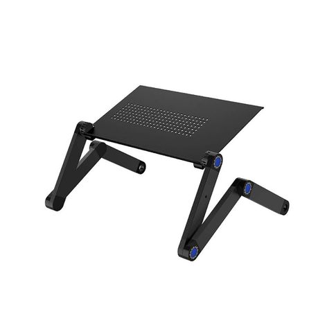 T6  Adjustable Aluminum Laptop Desk Table Ergonomic TV Bed Laptop Desk