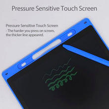 Load image into Gallery viewer, 12” LCD Writing Tablet - Force Touch Screen with Magic Pen - Blue
