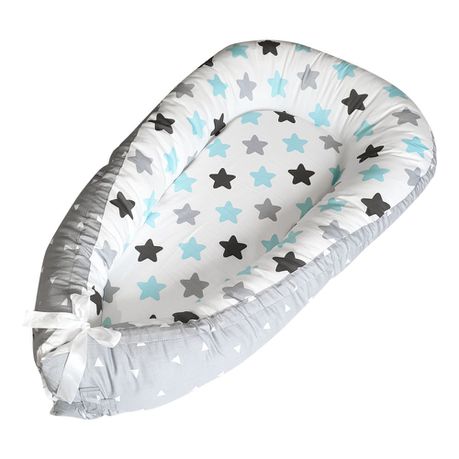 Mamakids Portable Baby Nest and Co-Sleeper - Blue Stars Buy Online in Zimbabwe thedailysale.shop