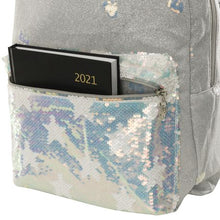 Load image into Gallery viewer, Quest Shining Star Glam Backpack Silver
